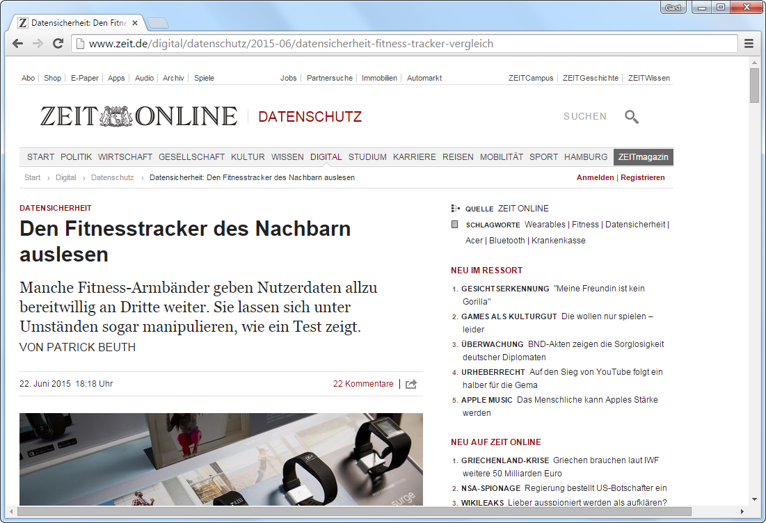 Zeit online
