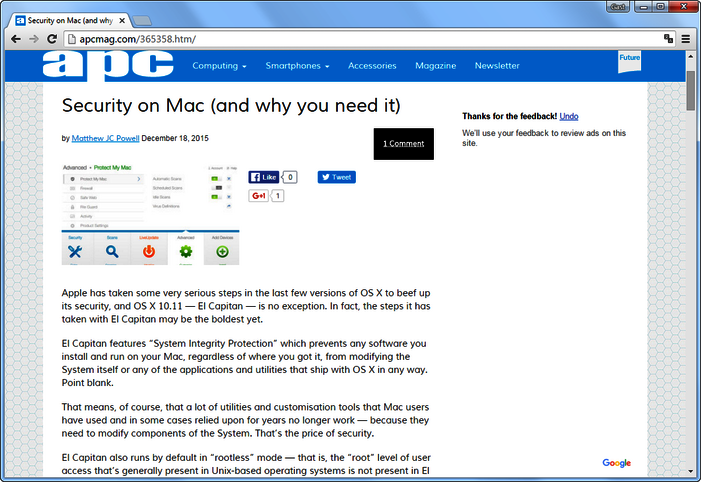 Revue de presse d&rsquo;AV-TEST IV/2015