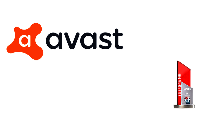 AV-TEST Award 2018 f&uuml;r Avast 