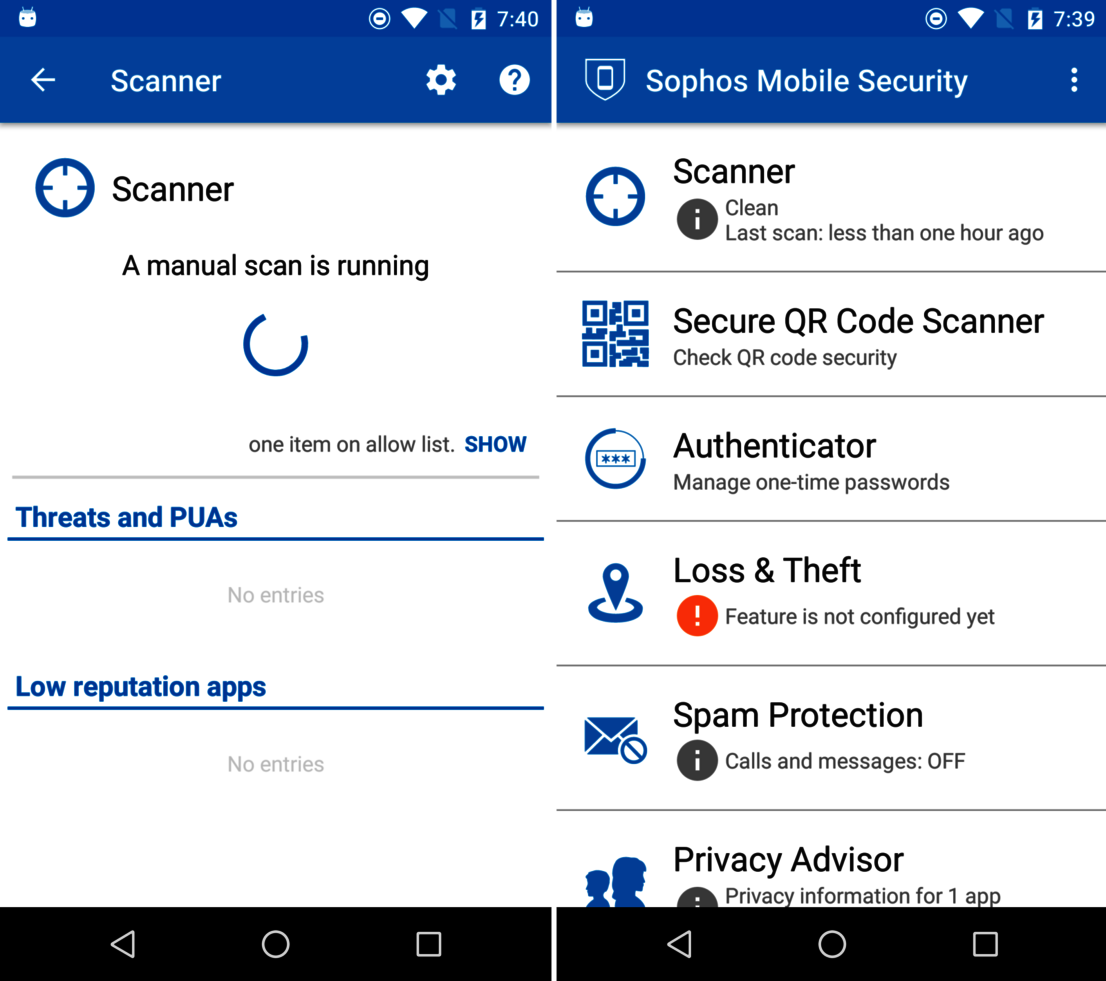Sophos Mobile Security