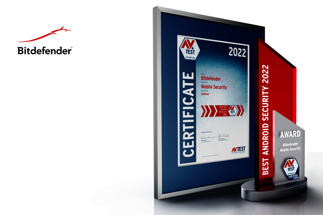 AV-TEST Award 2022 for Bitdefender