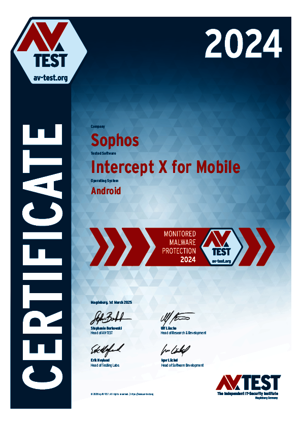 <p>Download as: <a href="/fileadmin/Content/Certification/2024/Sophos/avtest_certificate_2024_android_sophos_intercept_x_for_mobile.pdf">PDF</a></p>