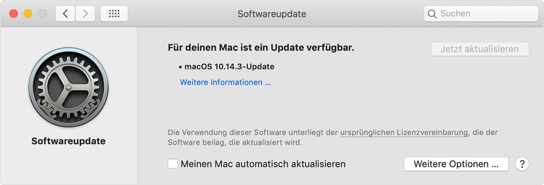 MacOS-Updates für System und Apps