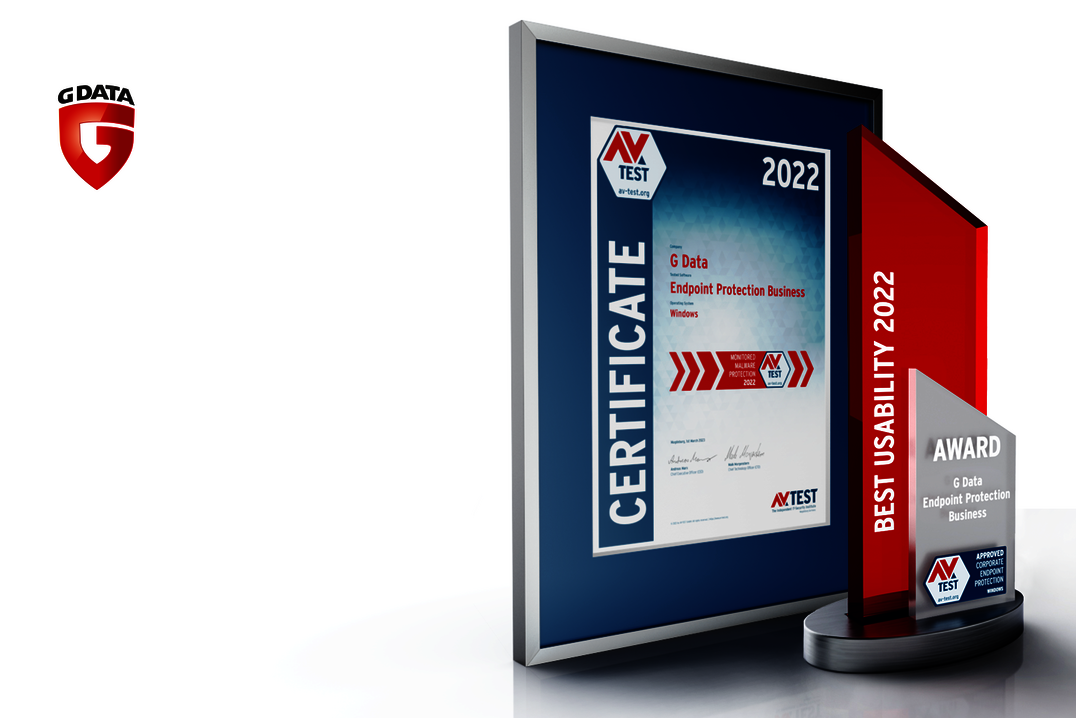 AV-TEST Award 2022 for G DATA
