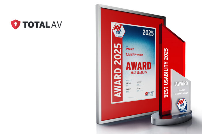 AV-TEST Award 2025 f&uuml;r TotalAV