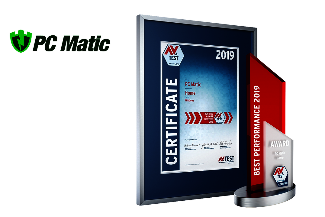 AV-TEST Award 2019 for PC Matic