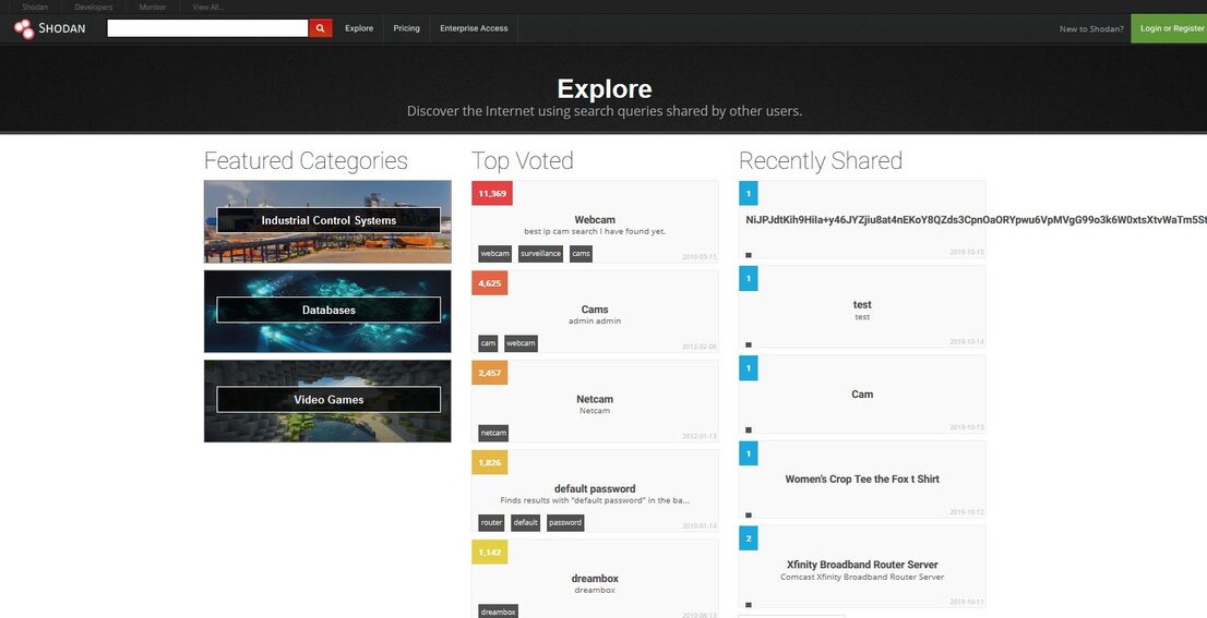 Automatic camera search: