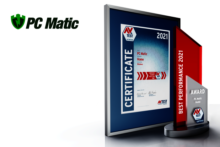 AV-TEST Award 2021 f&uuml;r PC Matic
