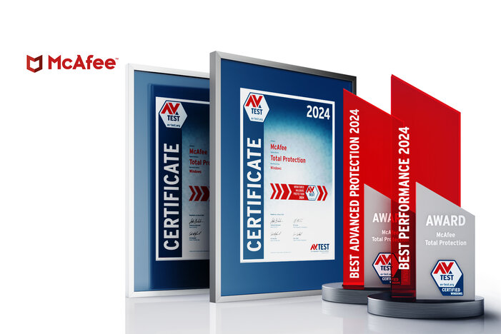 AV-TEST Awards 2024 f&uuml;r McAfee