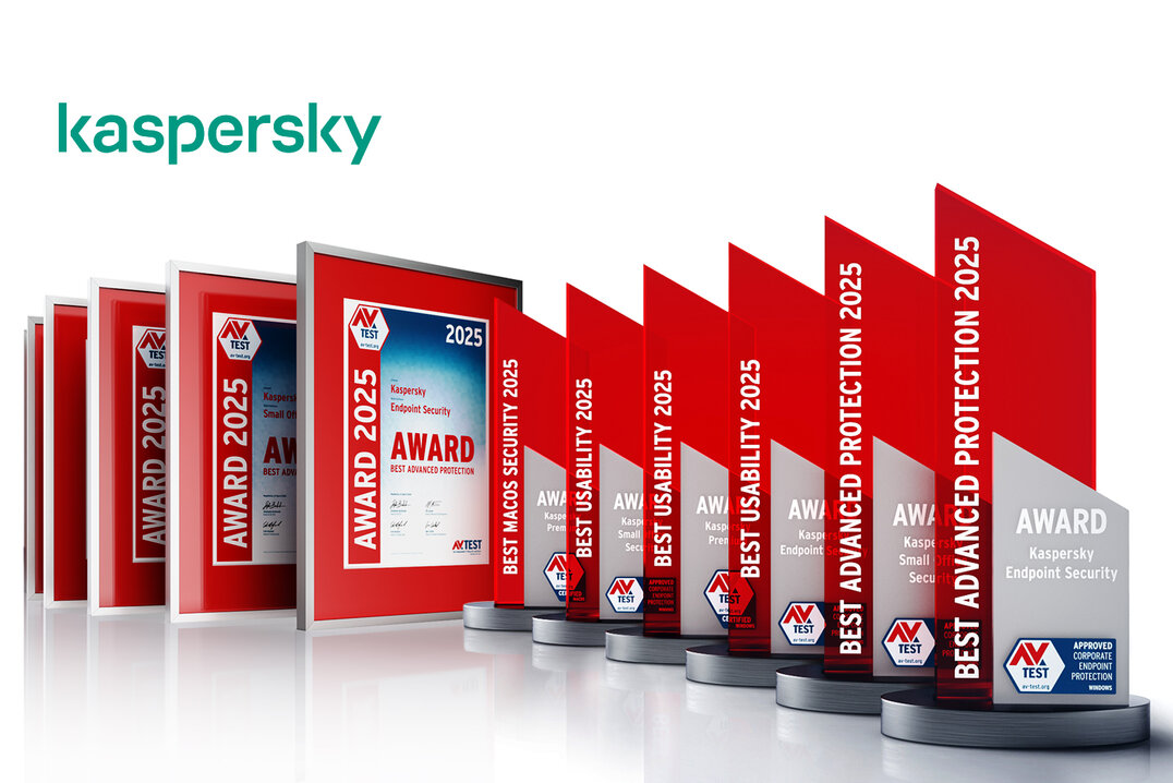AV-TEST Awards 2025 f&uuml;r Kaspersky