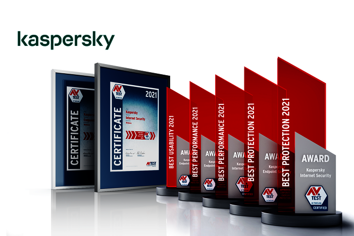 AV-TEST Award 2021 f&uuml;r Kaspersky
