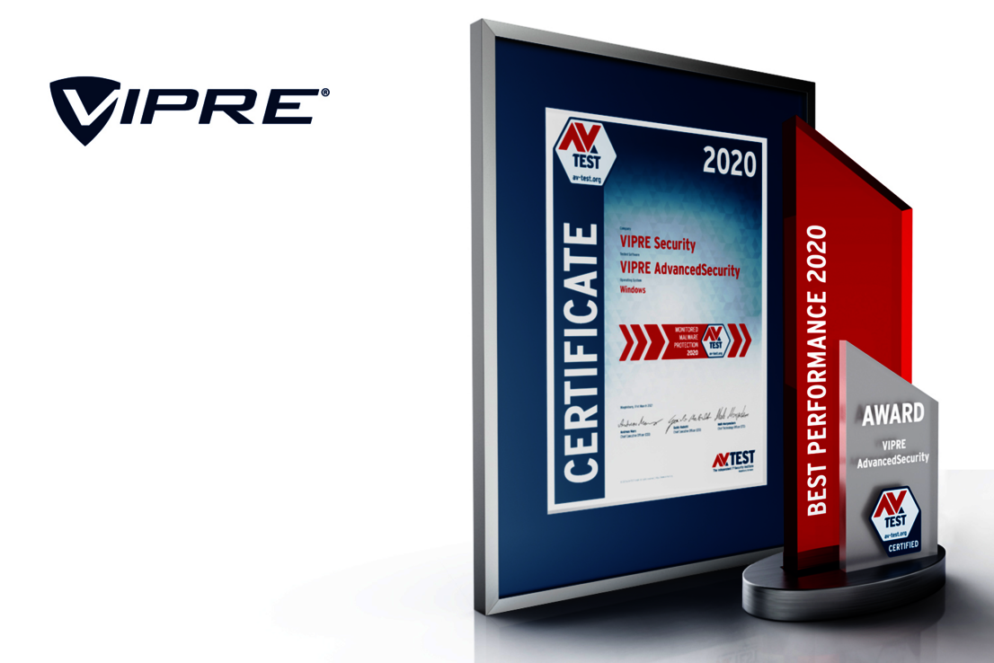 AV-TEST Award 2020 AV-TEST Award 2020 for VIPRE