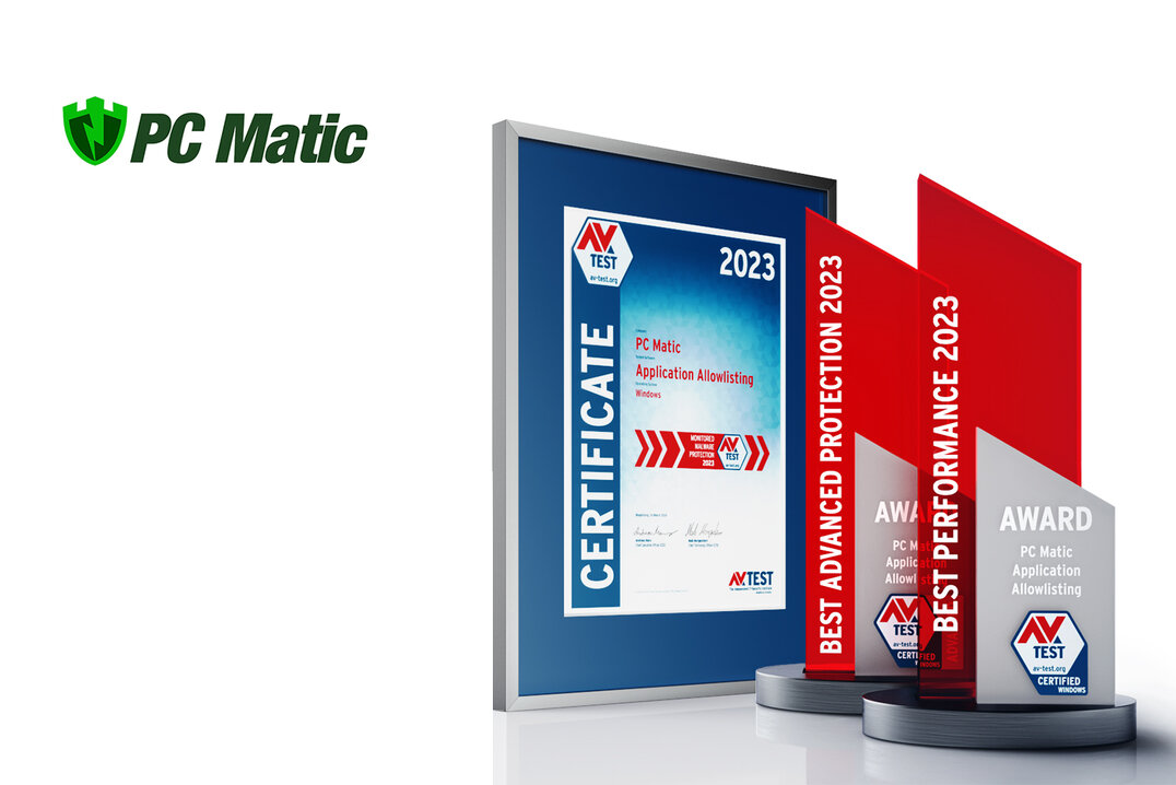 AV-TEST Awards 2023 f&uuml;r PC Matic