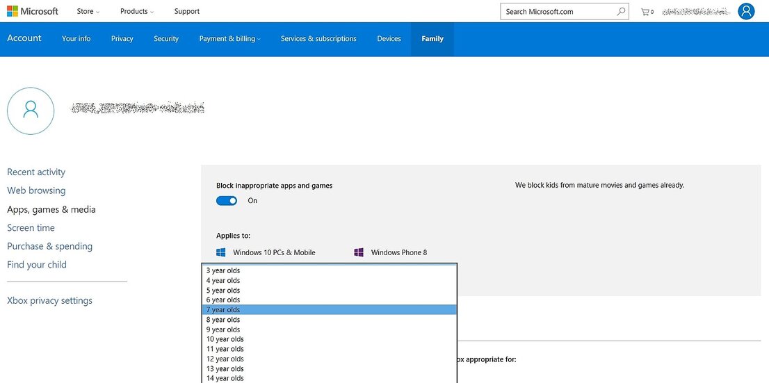 Microsoft Family Safety