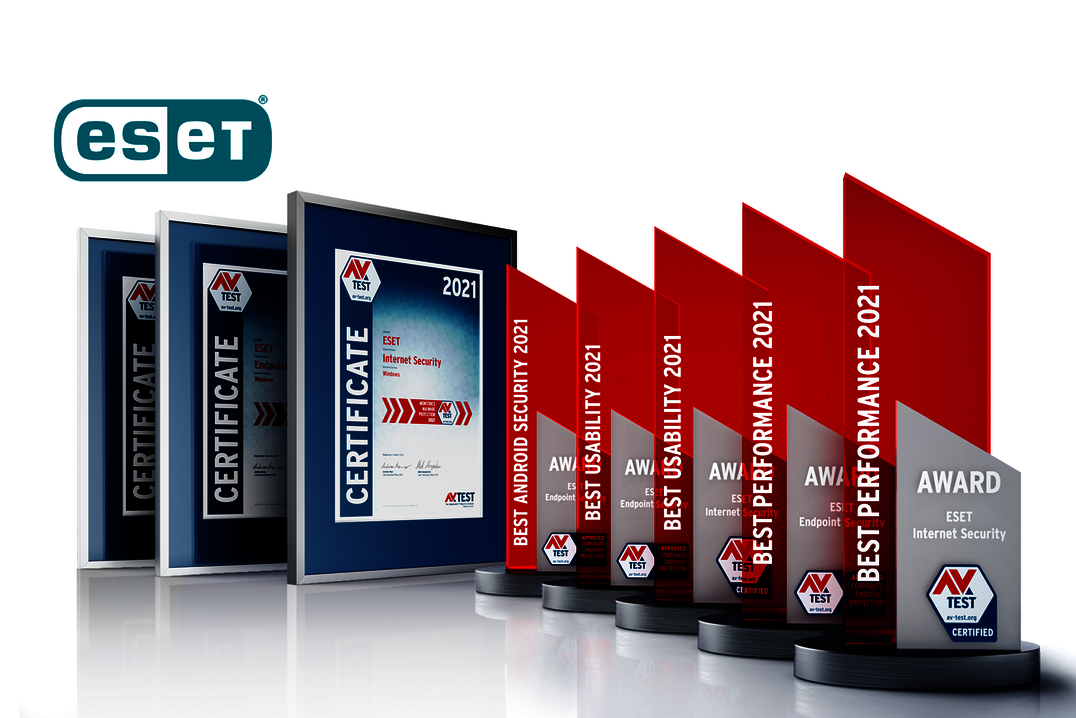 AV-TEST Award 2021 para ESET