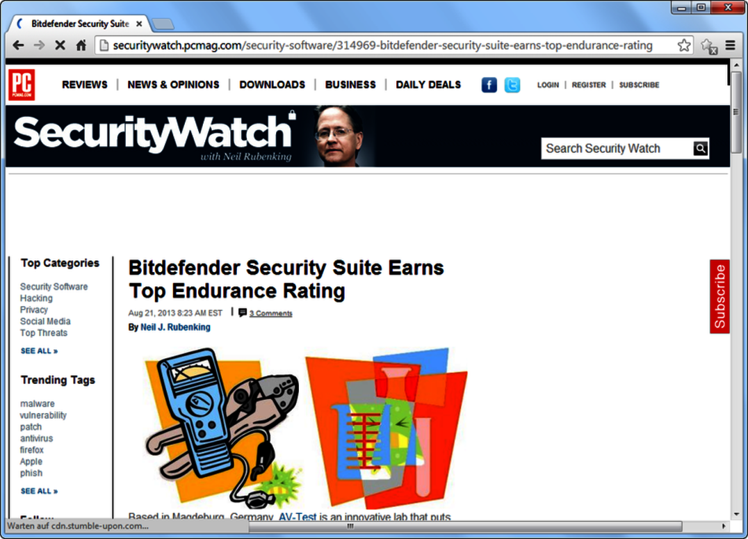 PCmag.com AV-TEST en la prensa
