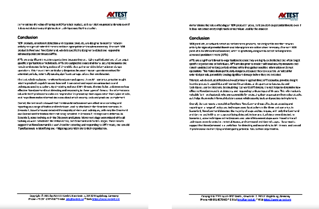 Bewertung von ForeNova NovaCommand