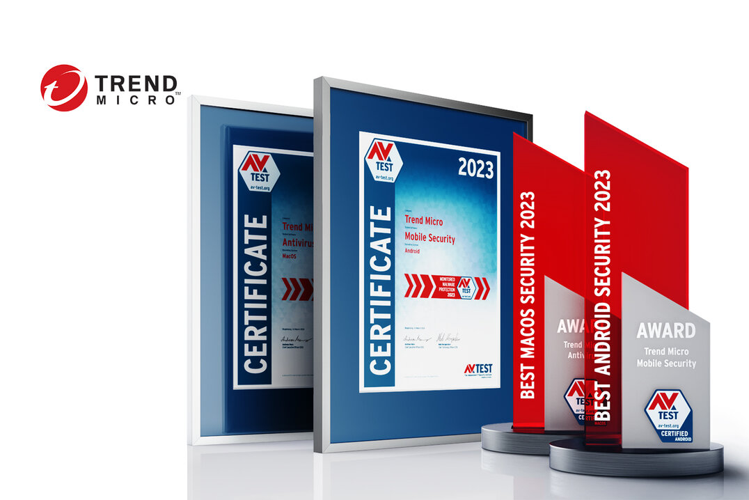 AV-TEST Awards 2023 f&uuml;r Trend Micro