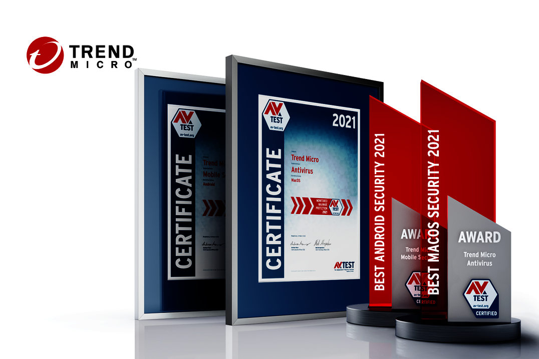 AV-TEST Award 2021 f&uuml;r Trend Micro