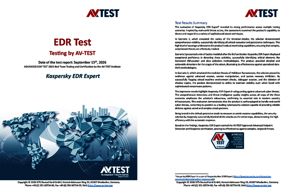 Ein Testreport EDR-Test: Kaspersky EDR Expert