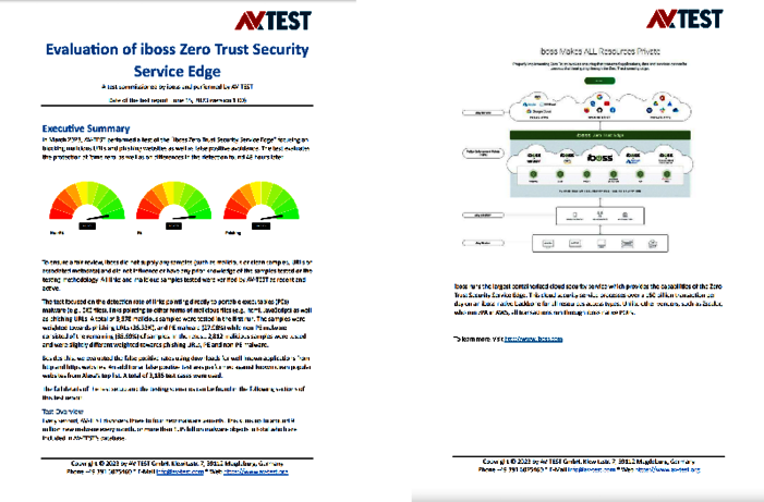 A test commissioned by iboss Evaluation of iboss Zero Trust Security Service Edge