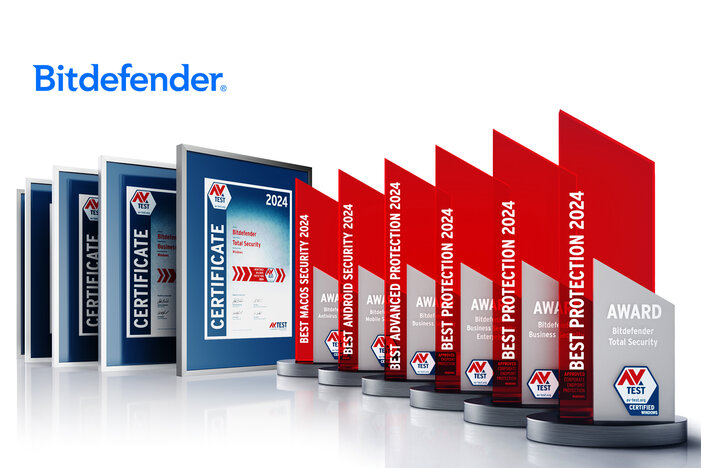 AV-TEST Awards 2024 f&uuml;r Bitdefender