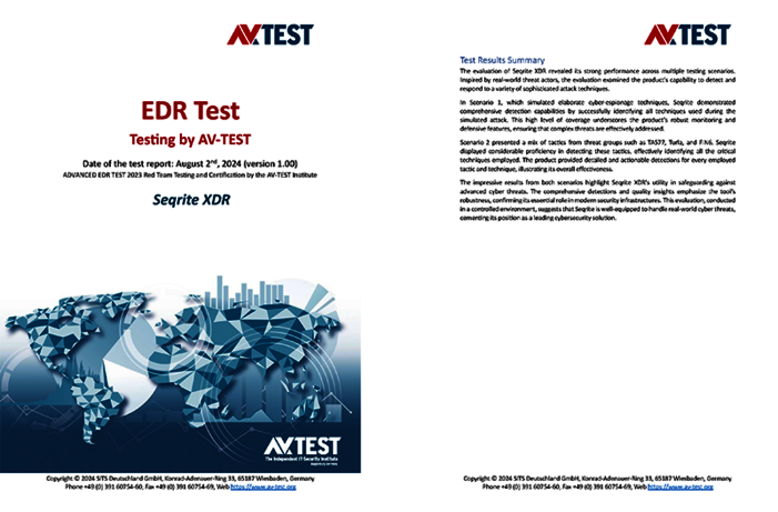 Ein Test im Auftrag von Seqrite Fortgeschrittener EDR-Test 2024: Seqrite XDR