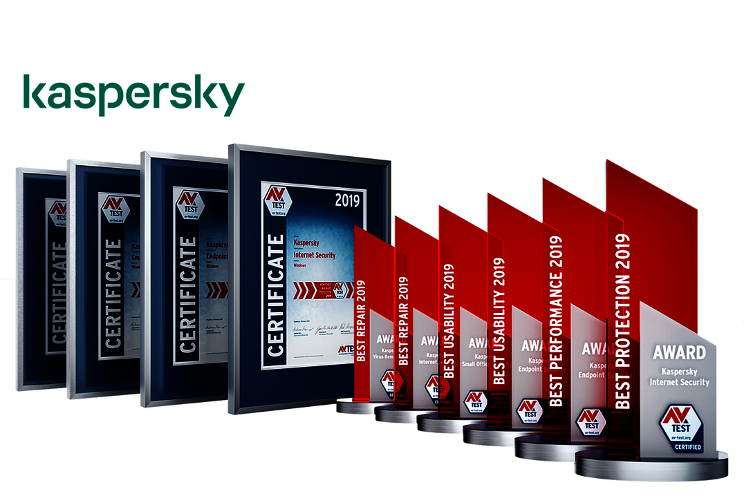 AV-TEST Award 2019 f&uuml;r Kaspersky