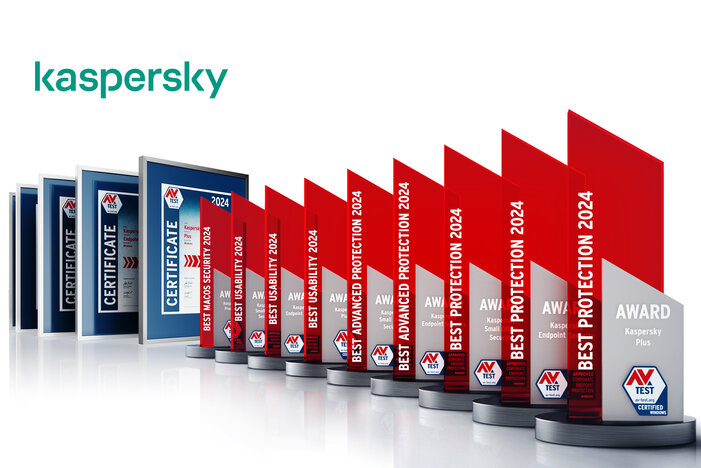 AV-TEST Awards 2024 f&uuml;r Kaspersky