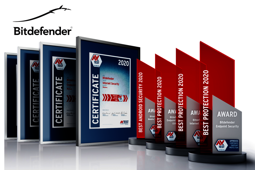 AV-TEST Award 2020 for Bitdefender