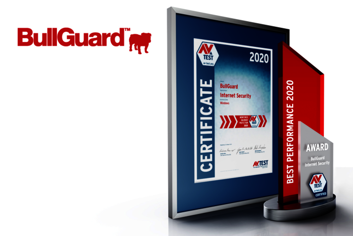 AV-TEST Award 2020 f&uuml;r BullGuard