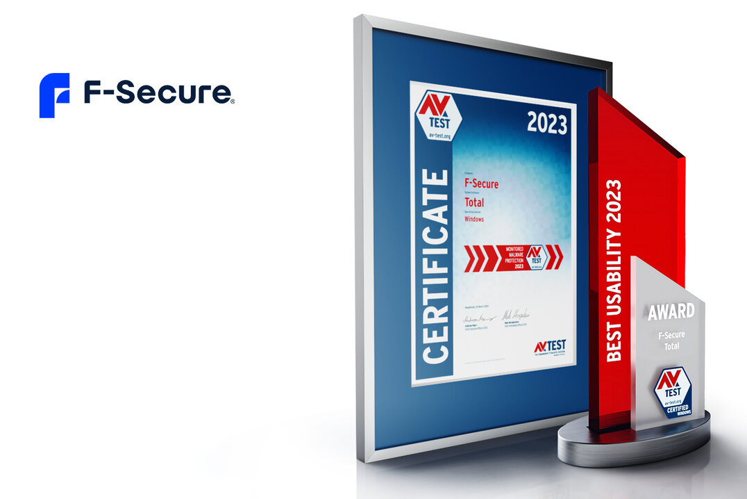 AV-TEST Award 2023 d&eacute;cern&eacute;s &agrave; F-Secure