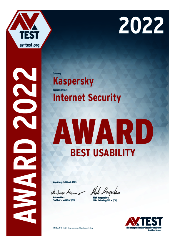 <p>Download as: <a href="/fileadmin/Awards/Producers/kaspersky/2022/avtest_award_2022_best_usability_kaspersky_is.pdf">PDF</a></p>