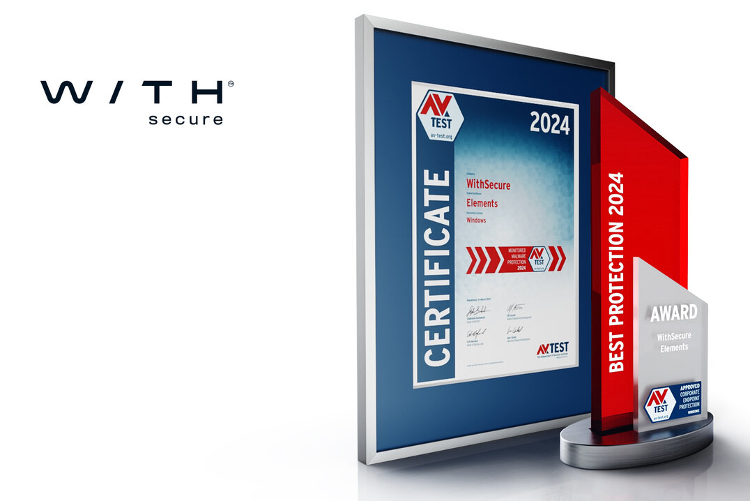 AV-TEST Awards 2024 AV-TEST Award 2024 für WithSecure