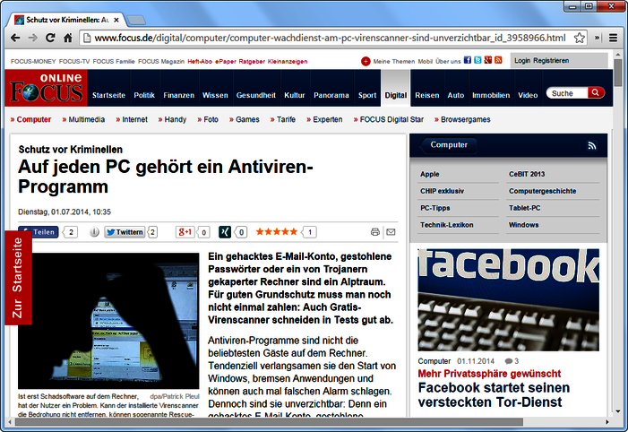 AV-TEST Medienspiegel III/2014
