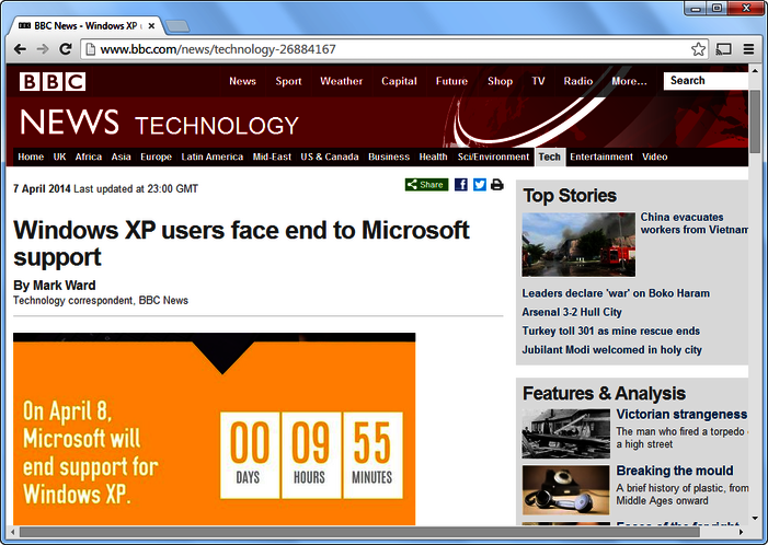 BBC Online Revue de presse