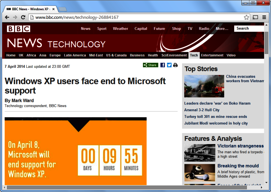 BBC Online Artículos de prensa