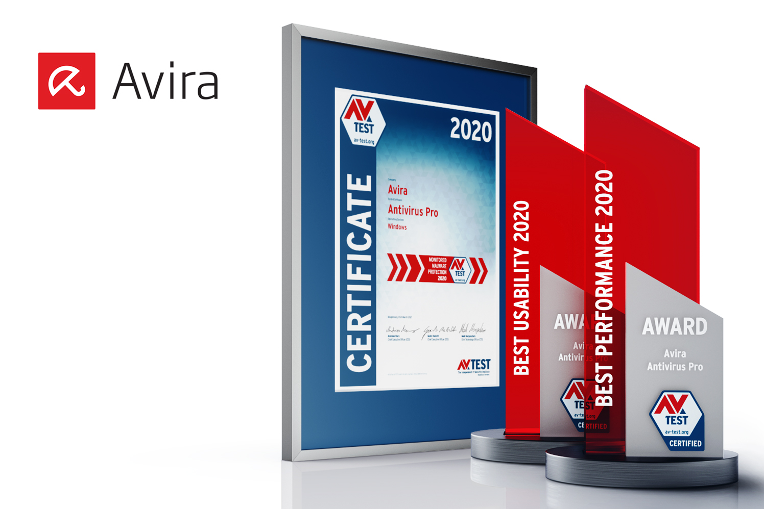 AV-TEST Award 2020 f&uuml;r Avira